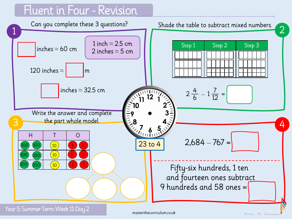 Converting Units - Imperial Units - Starter