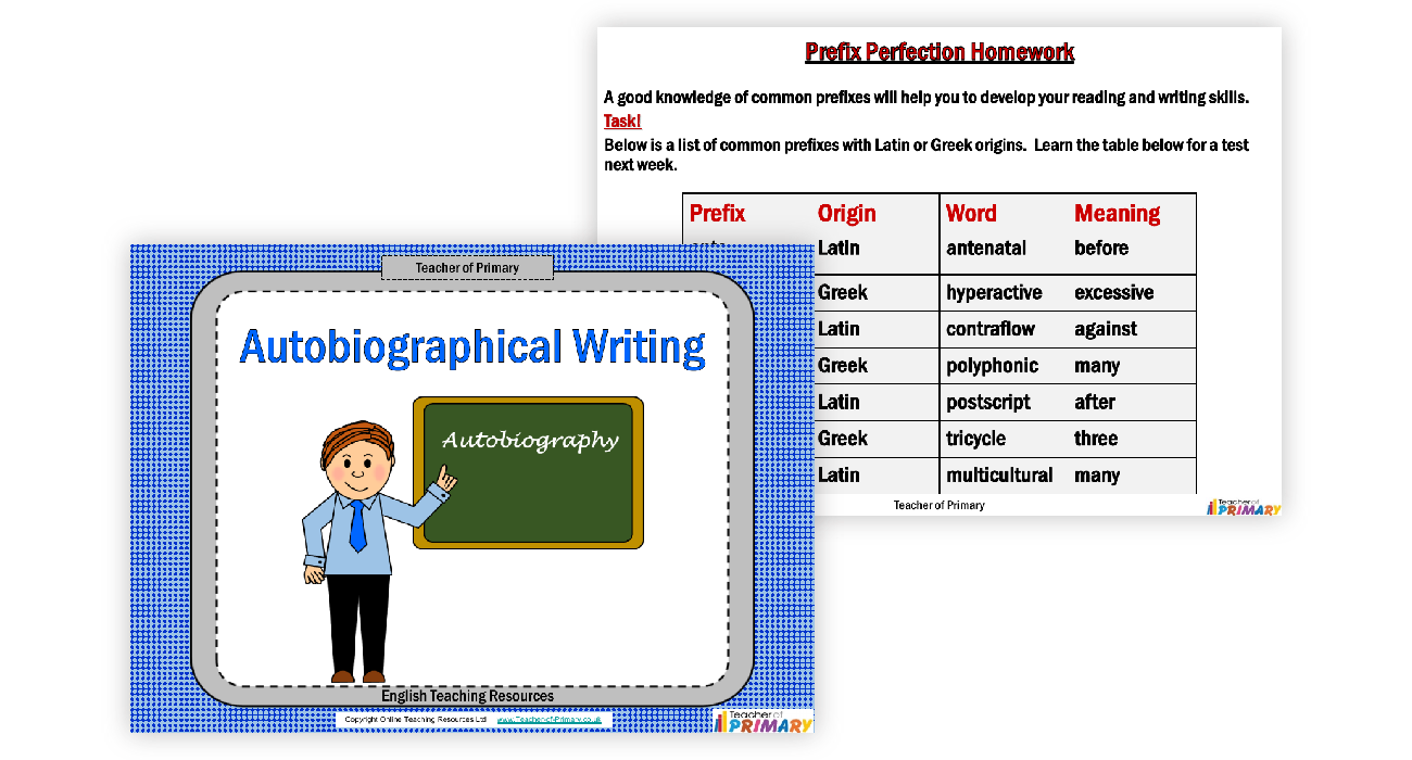 personal pronouns autobiography