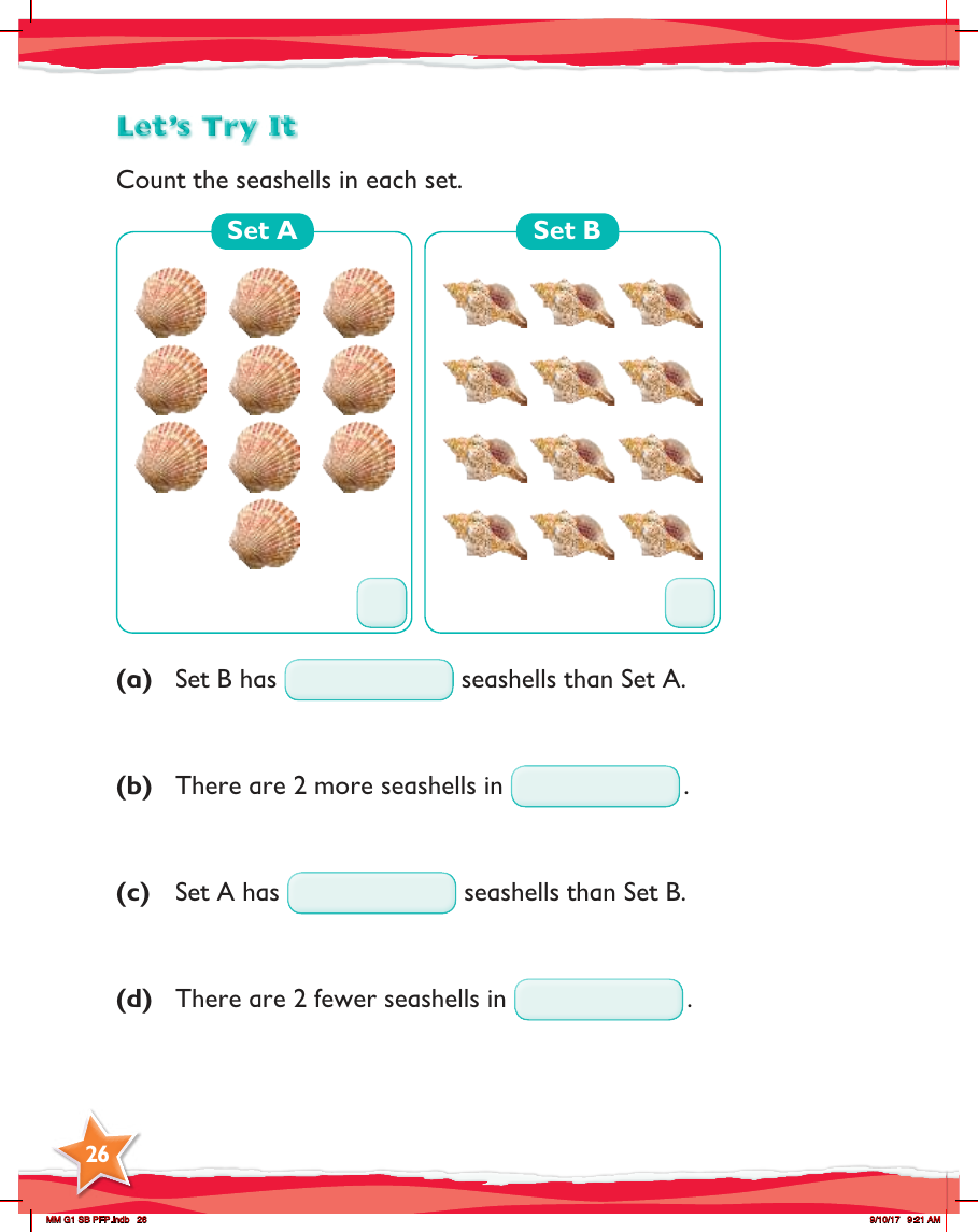Max Maths, Year 1, Try it, Comparing numbers to 20