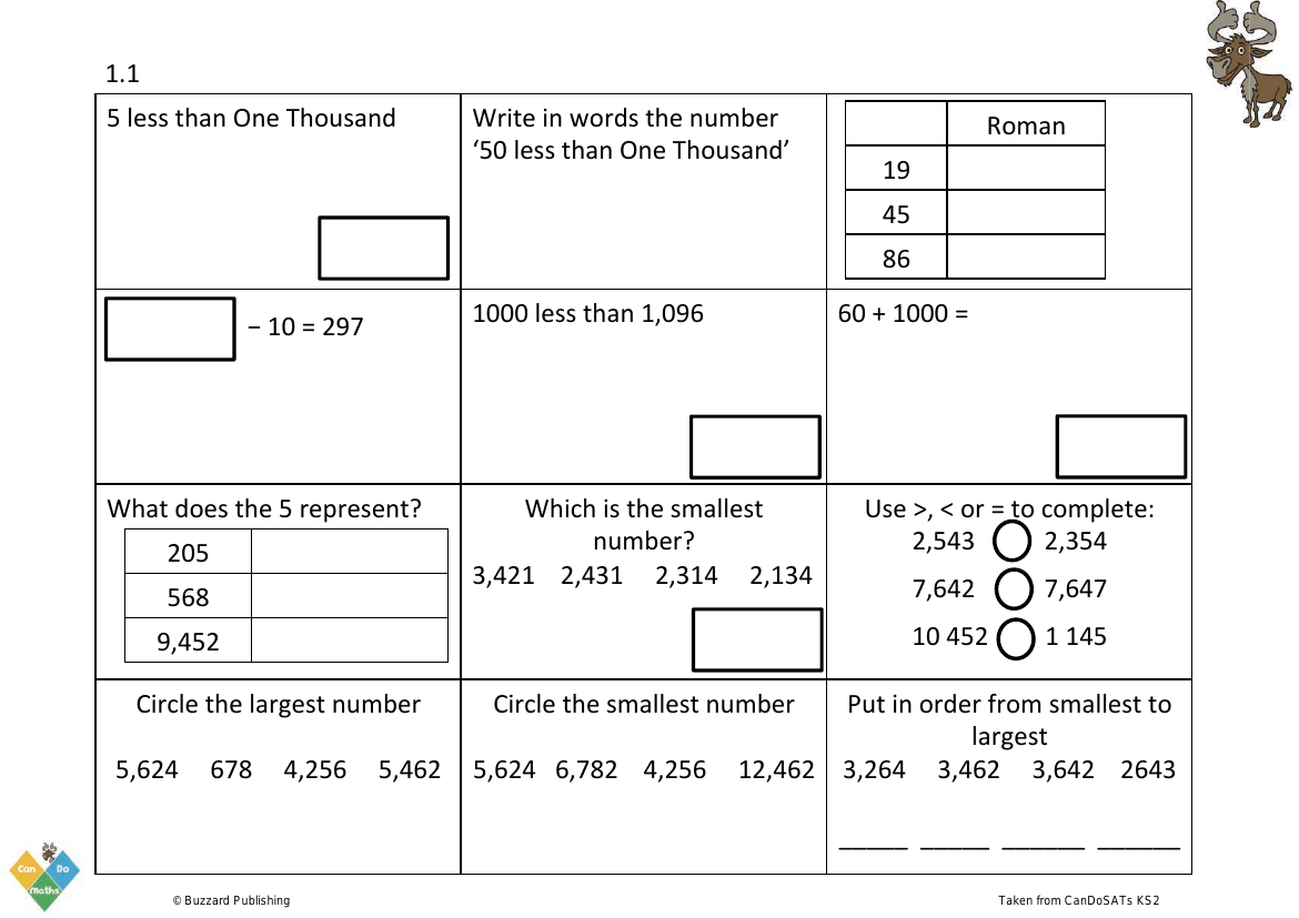 Use place value in whole numbers up to 1,000,000 to compare and order numbers and are beginning to become confident with numbers up to 10,000,000 [N2, N3]