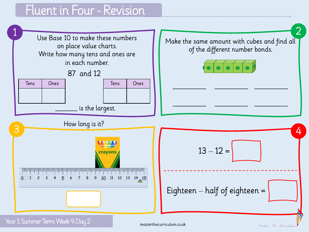 Place value within 100 - Comparing numbers 2 - Presentation - Starter