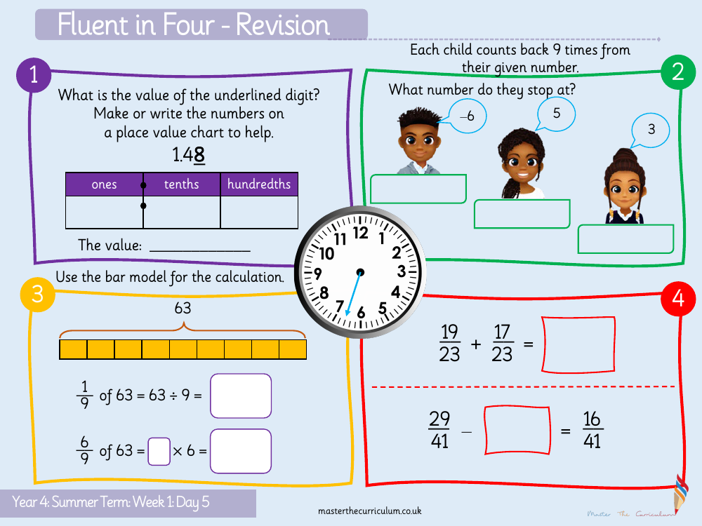 Decimals - Compare Decimals - Starter