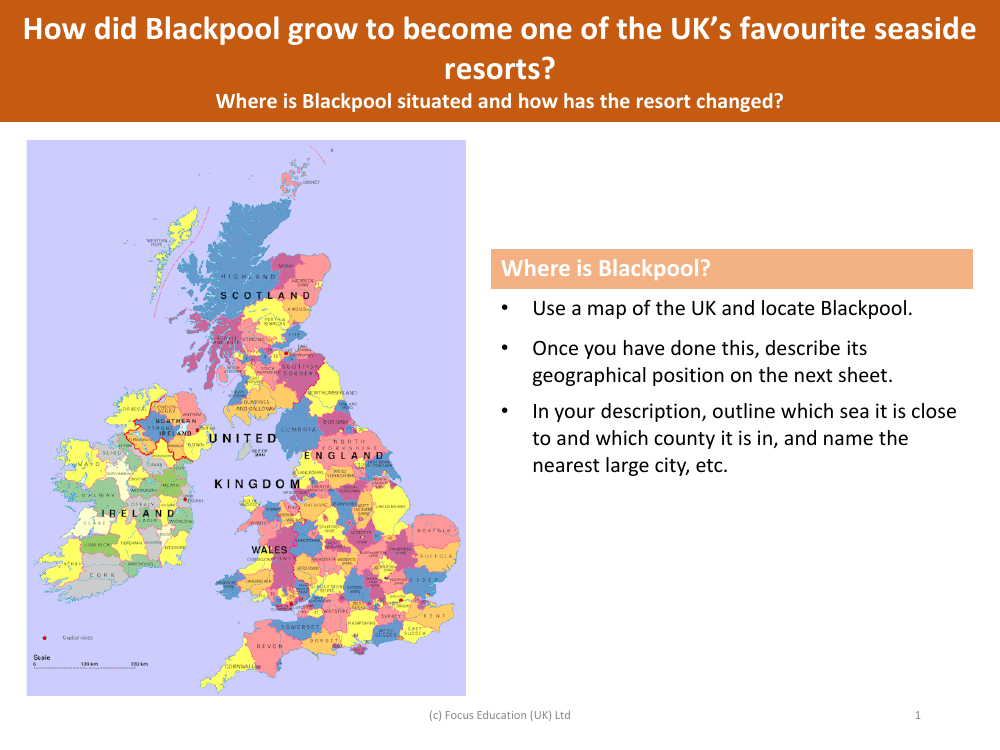 Where is Blackpool? - Blackpool - Year 5 | Pango