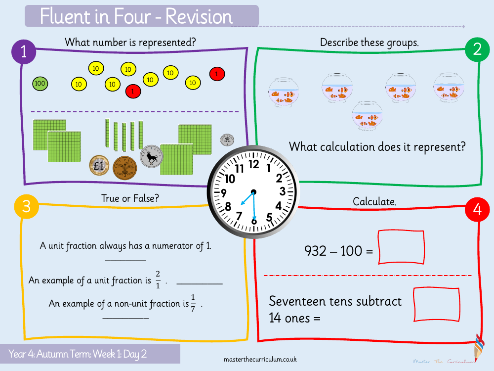 Place value - 100s, 10s, 1s - Starter