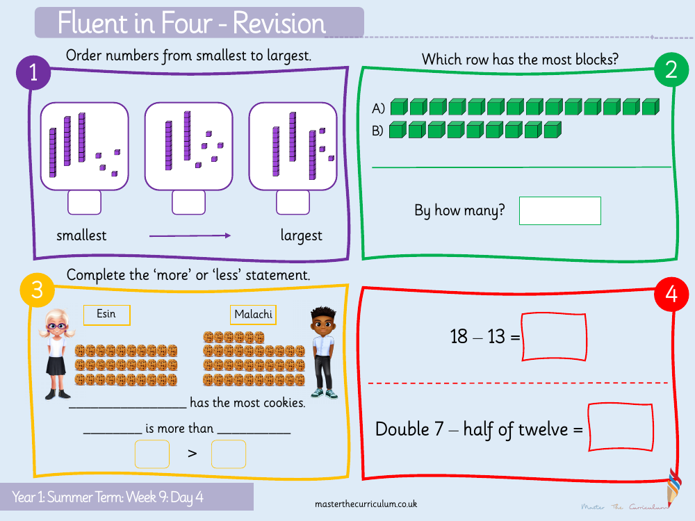 Place value within 100 - One more one less - Presentation - Starter