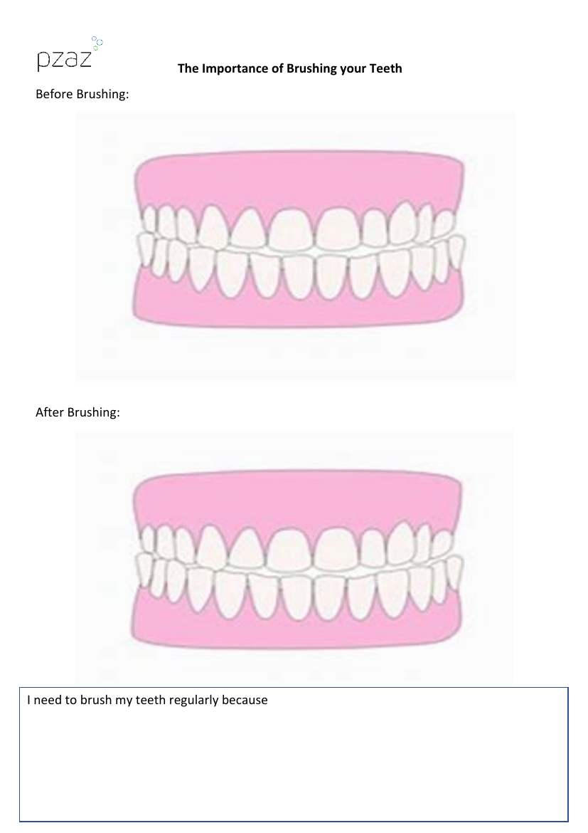Teeth Mouth Template Science Year 4