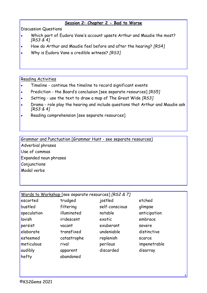 Brightstorm - Session 2 - Chapter 2 - Worksheet