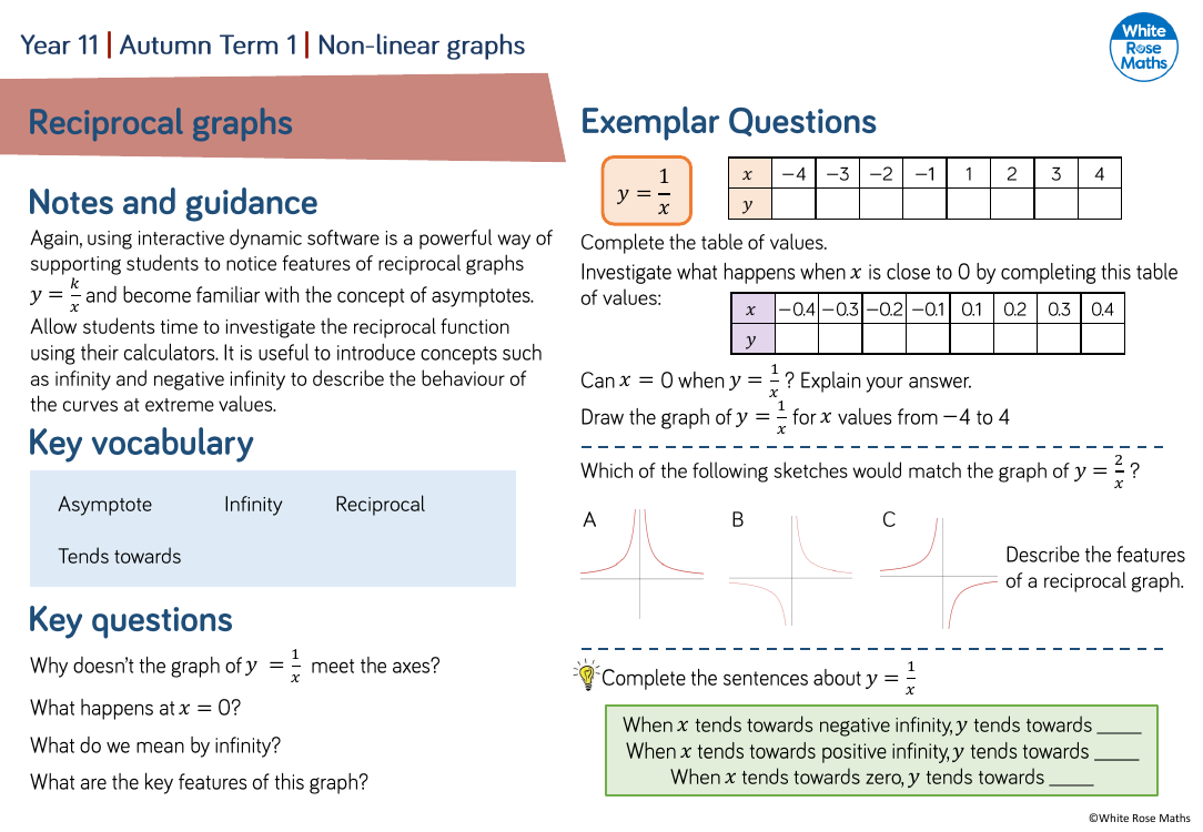 Reciprocal Graphs: Questions