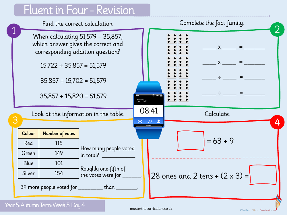 Addition and Subtraction - Multi-step Problems - Starter