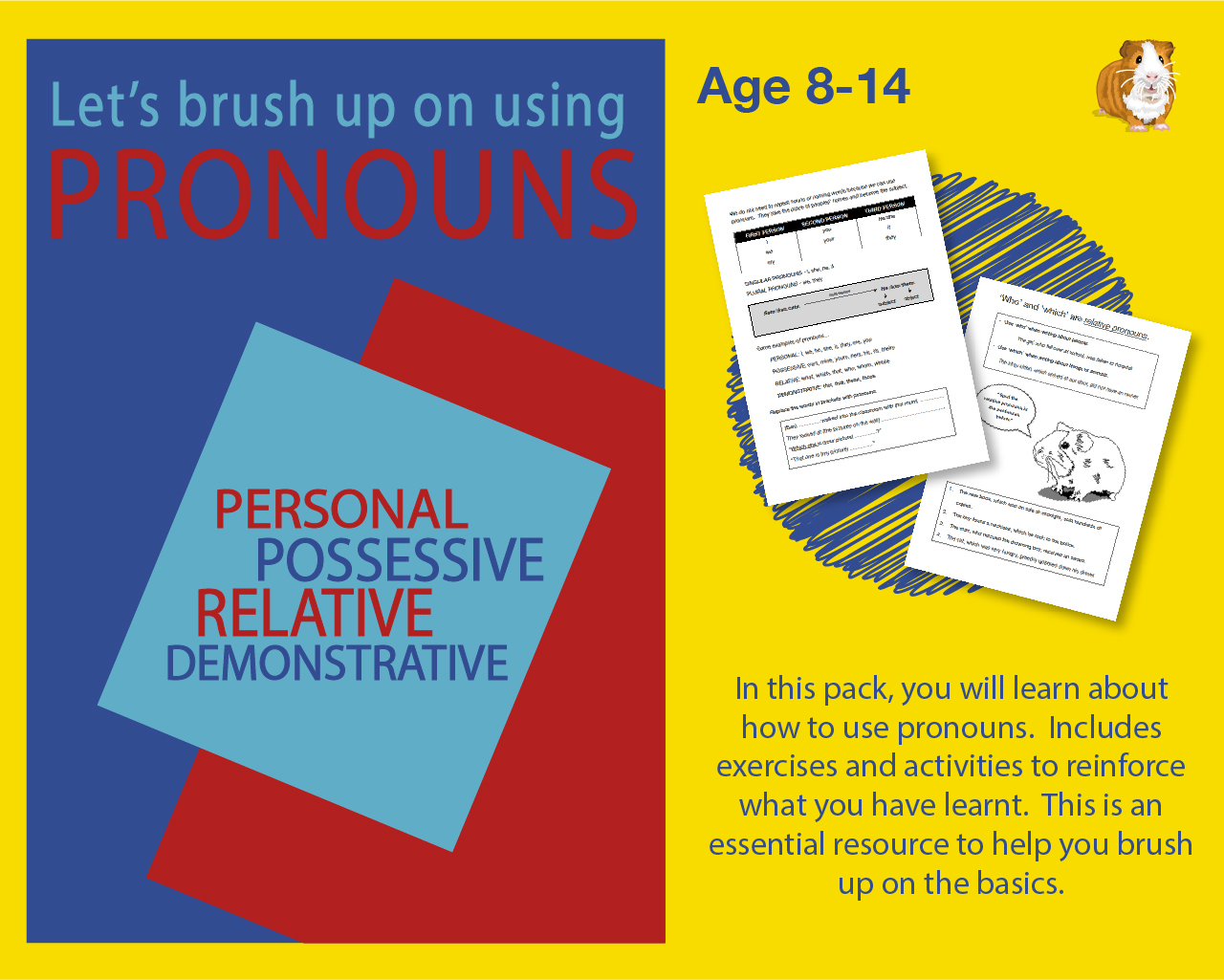 Brush Up On Using Pronouns (9-14 years) - Teacher Notes