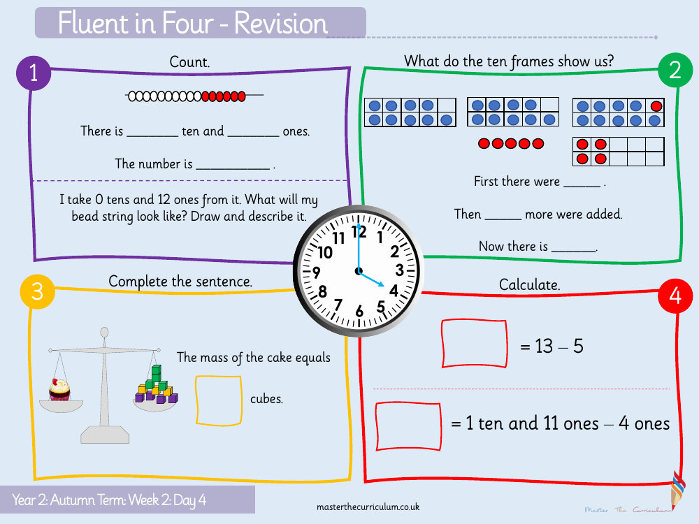 Place value - Represent numbers 2 - Starter