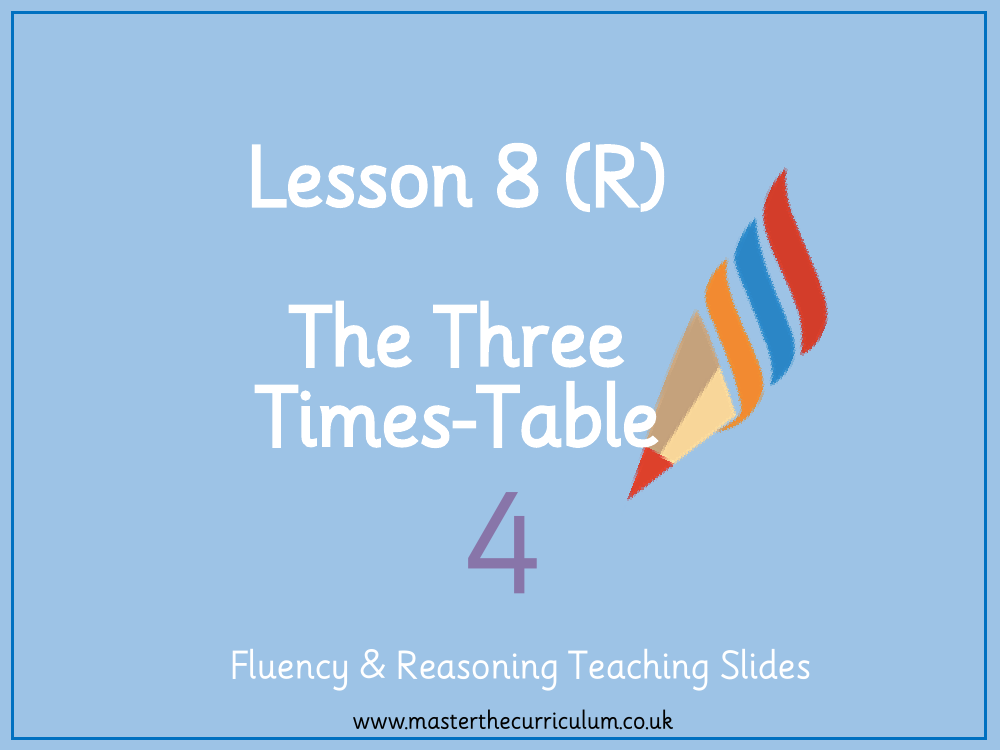 Multiplication and Division - The 3 times table - Presentation