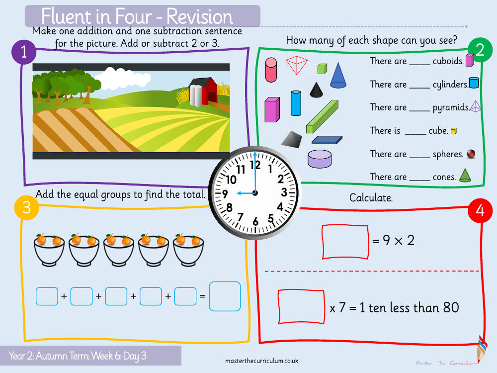 Addition and subtraction - 10 more and 10 less - Starter