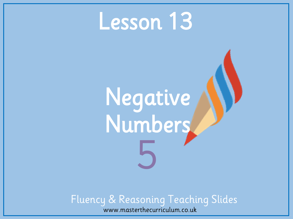 Place value - Negative Numbers - Presentation