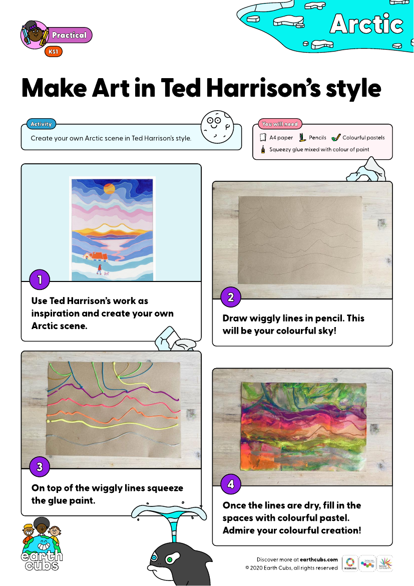 Make Art in Ted Harrison Style
