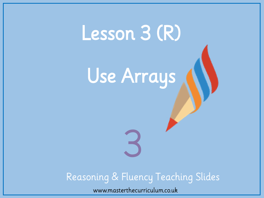 Multiplication and division - Use Arrays - Presentation