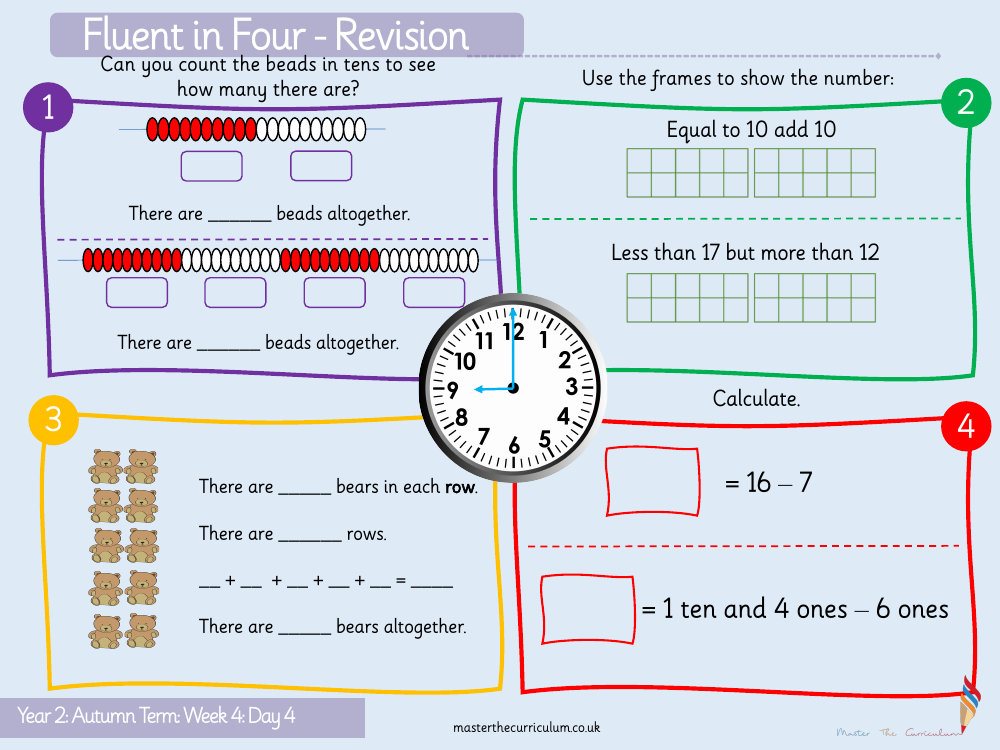 Place value - Counting in 3s - Starter