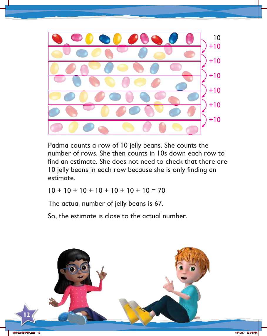 Max Maths, Year 2, Learn together, Estimating numbers to 100