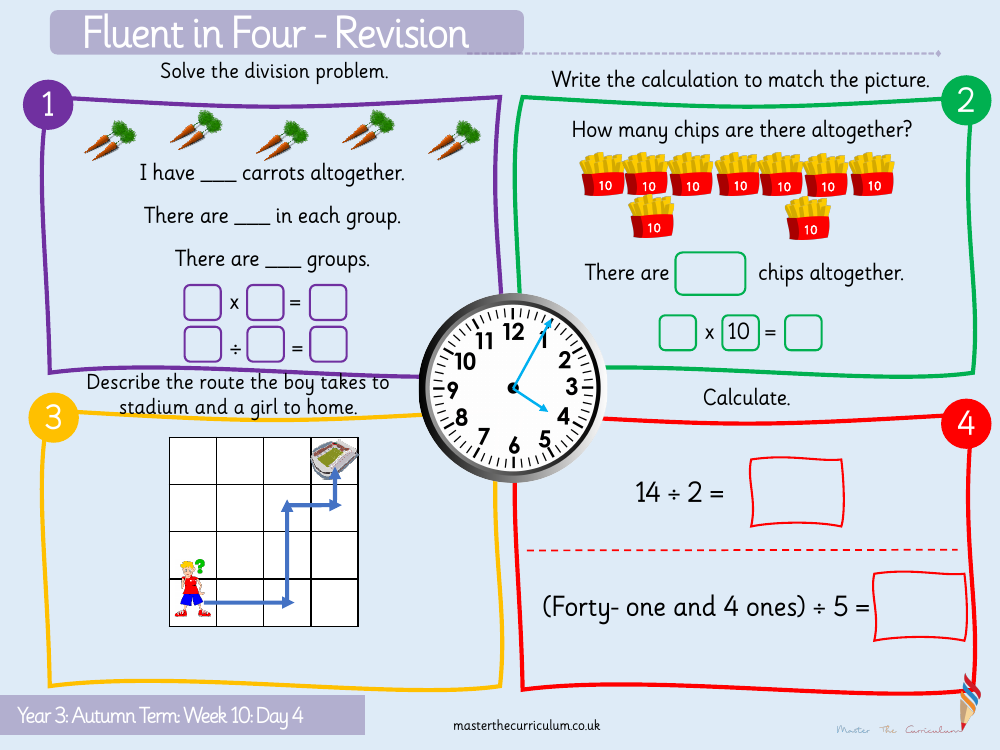 Multiplication and division - Divide by 5 - Starter