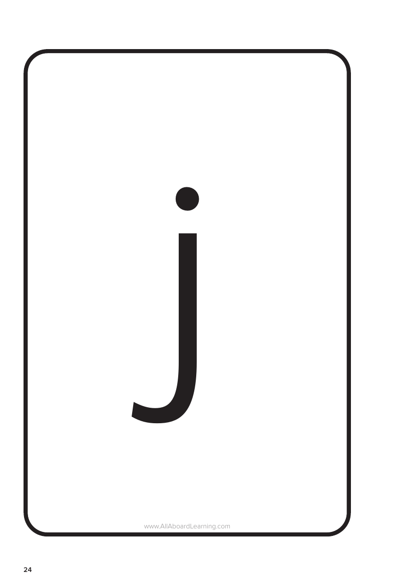 Week 1, lesson 2 Letter formation - "j" - Phonics Phase 3  - Worksheet