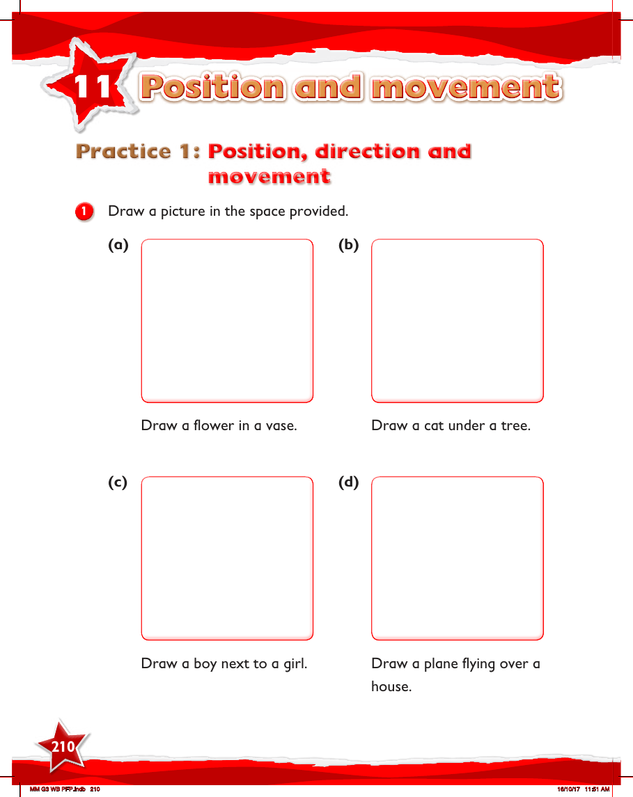 Max Maths, Year 3, Work Book, Position, direction and movement