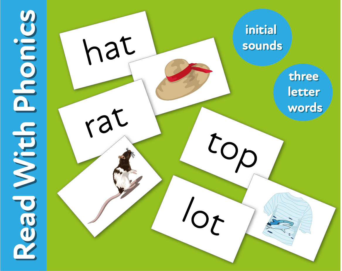 Revise Initial Sounds & Three Letter Words with activity cards (3 years +) - Teacher Notes