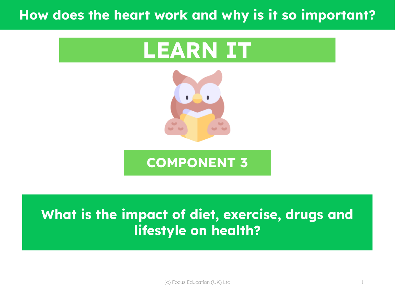 What is the impact of diet, exercise, drugs and lifestyle on health? - Presentation