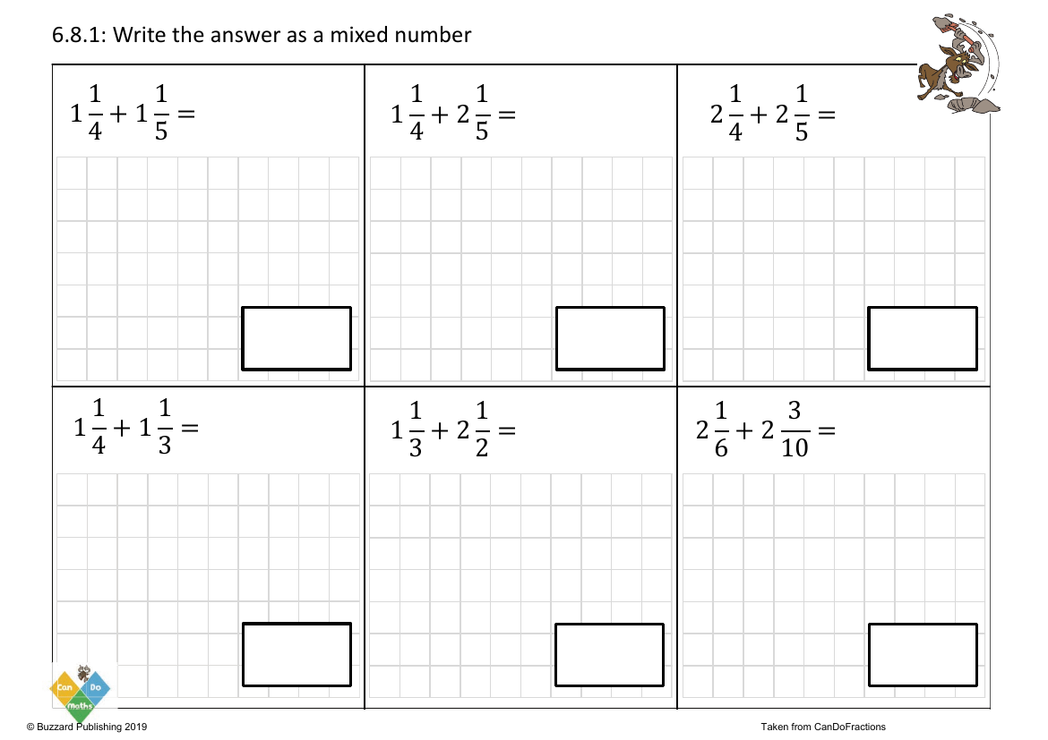 my homework lesson 6 add mixed numbers answer key