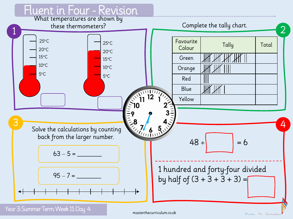 Mass and capacity - Temperature - Starter