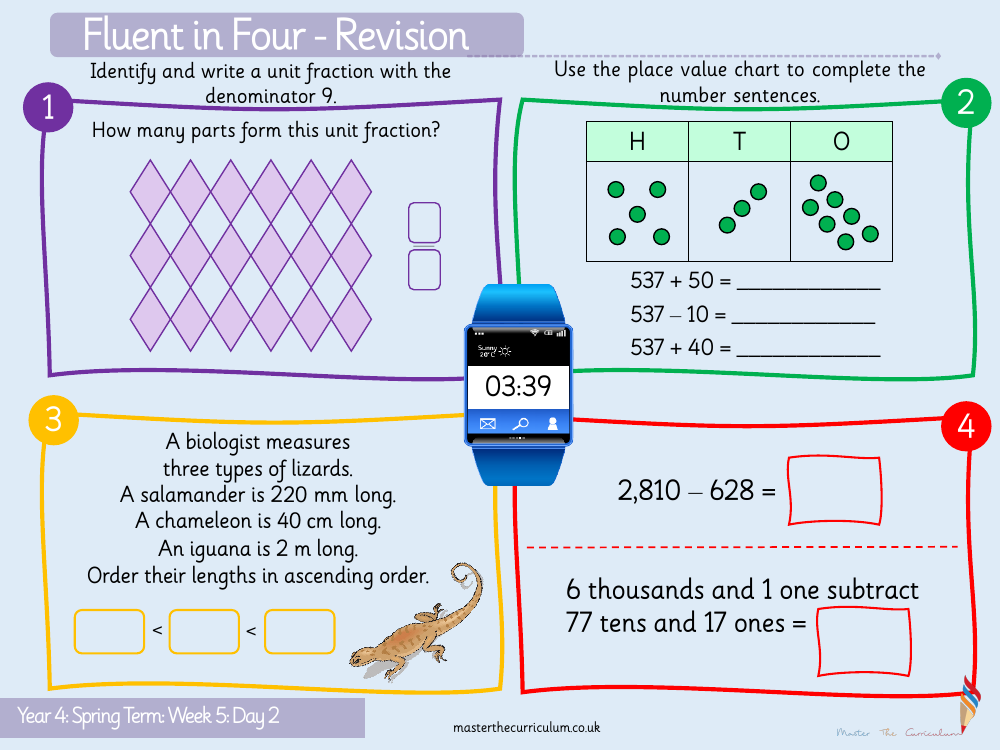 Fractions - What is a fraction - Starter