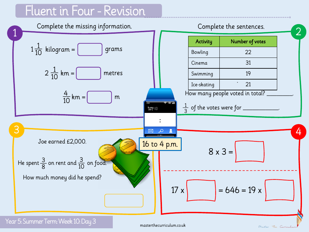 Converting Units - Millimetres and Millilitres - Starter