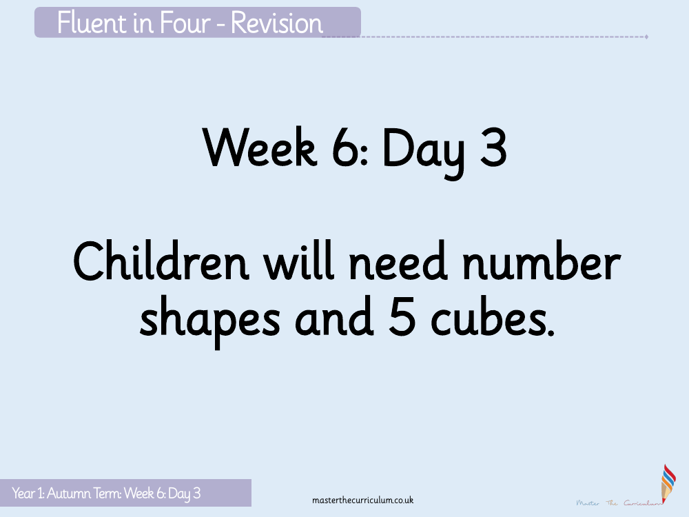 Addition and subtraction within 10 - Number bonds - Starter