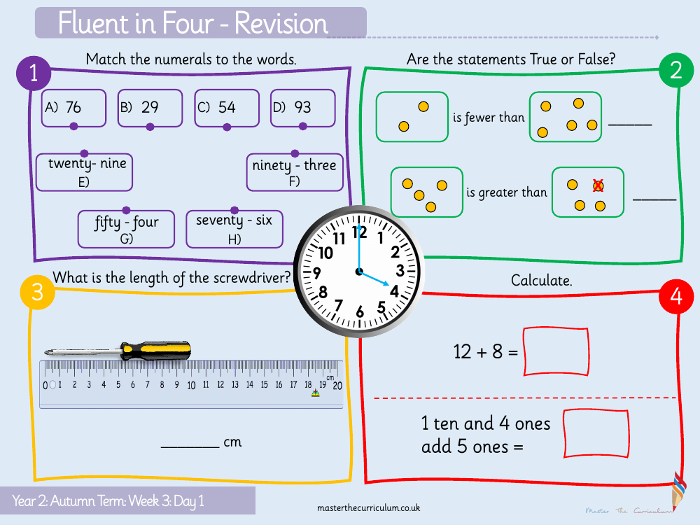 Place value - Tens and ones using addition - Starter