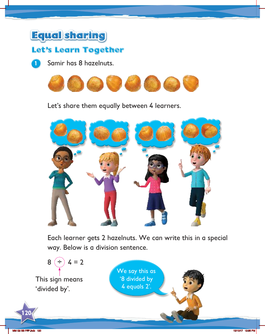 Max Maths, Year 2, Learn together, Equal sharing (1)