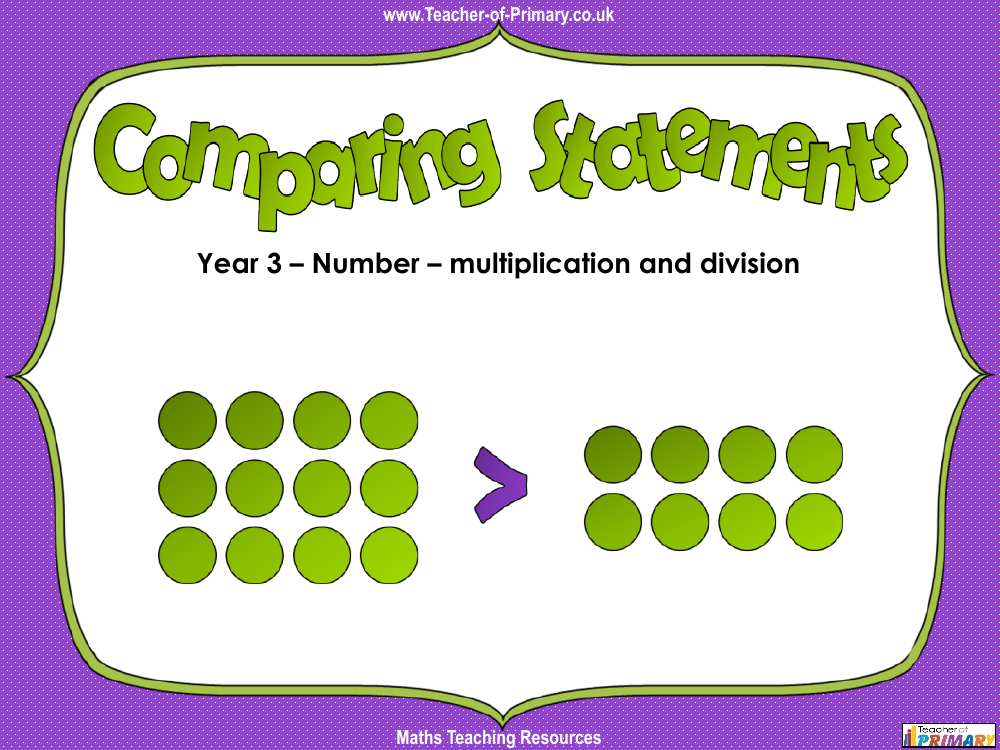 Comparing Statements - PowerPoint