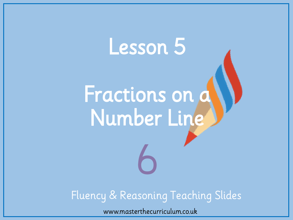 Fractions - Fractions on a number line - Presentation