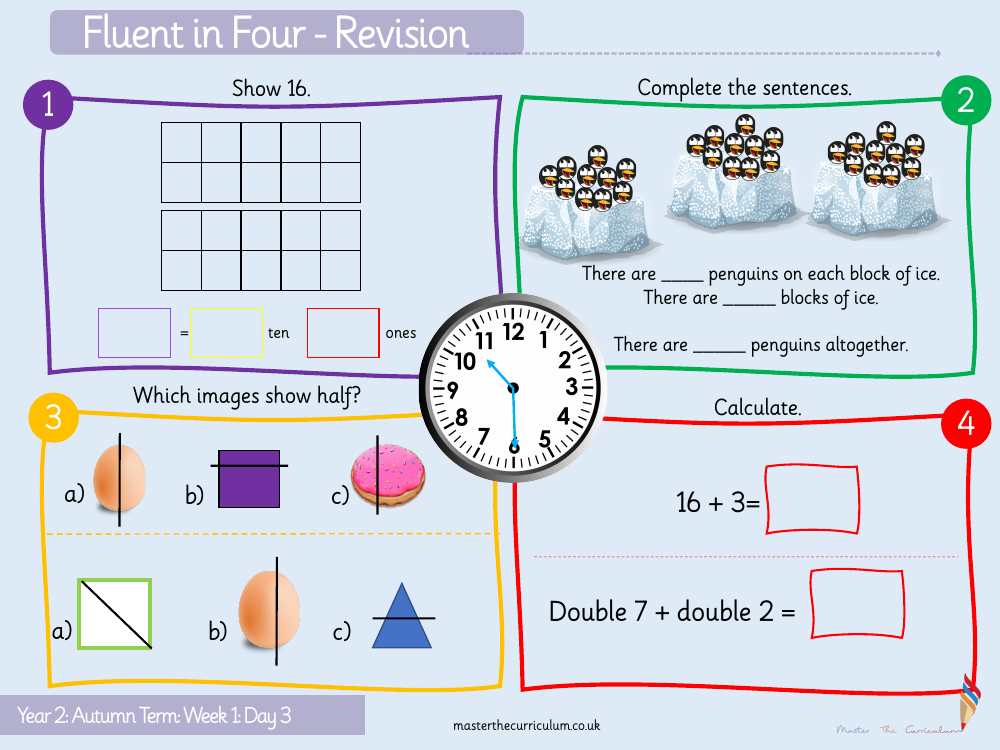 Place value - Count forwards and backwards within 50 - Starter