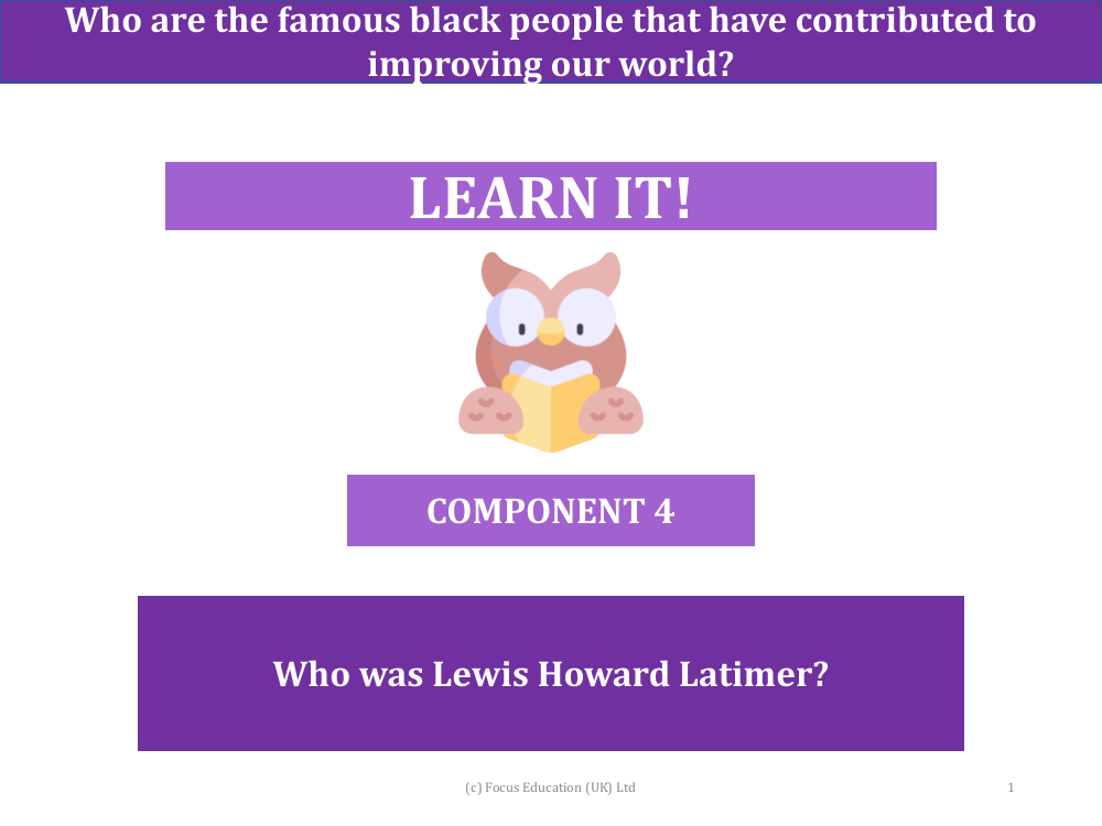 Who was Lewis Howard Latimer? - Presentation