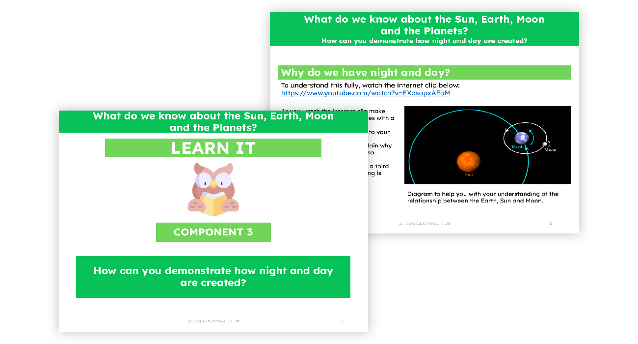 2. How can you explain the movement of the Moon relative to the Earth?