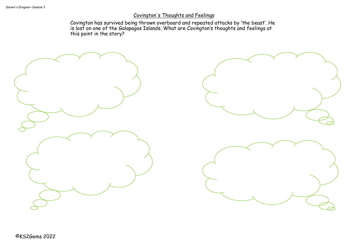 Darwin's Dragons - Session 3 - Covington's Thoughts and Feelings