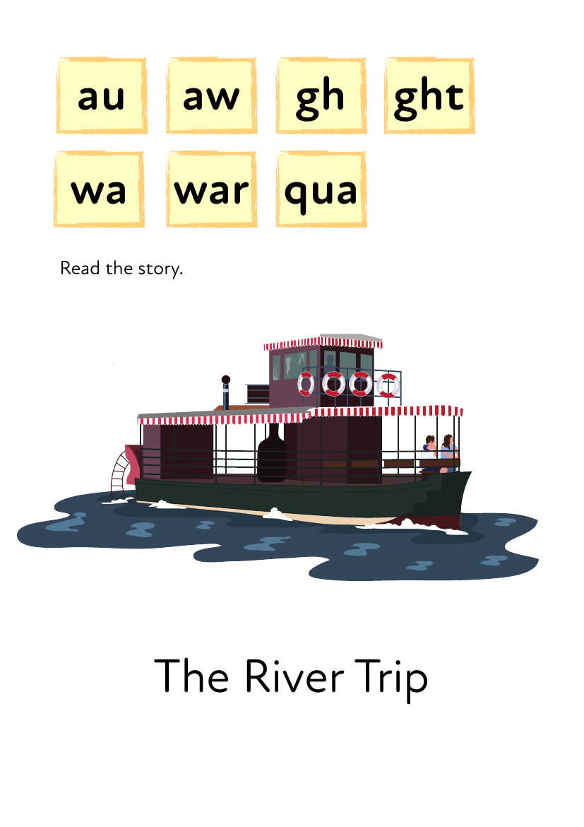 Close Reading Comprehension 'The River Trip’ (4-8 years) - Activity Pack