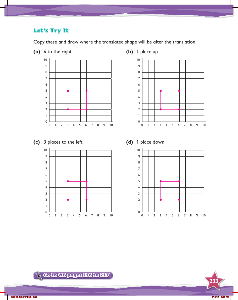 Max Maths, Year 5, Learn together, Translation