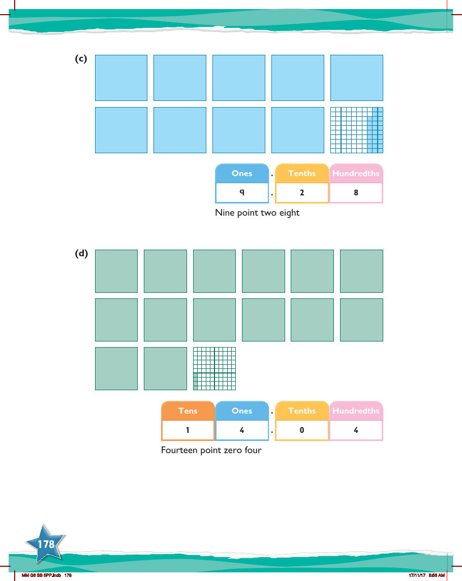 Max Maths, Year 6, Learn together, Review of place value in 1- and 2- place decimal numbers (3)