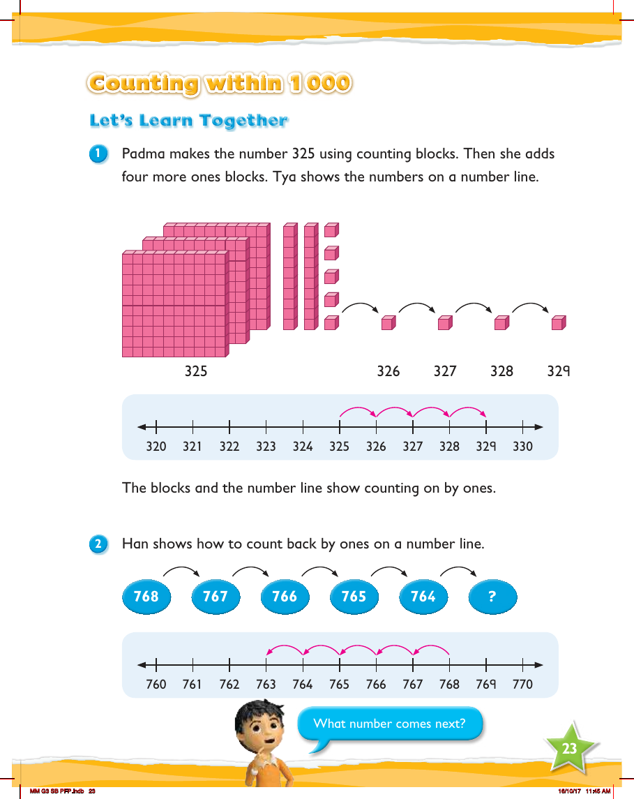 Max Maths, Year 3, Learn together, Counting within 1000 (1)