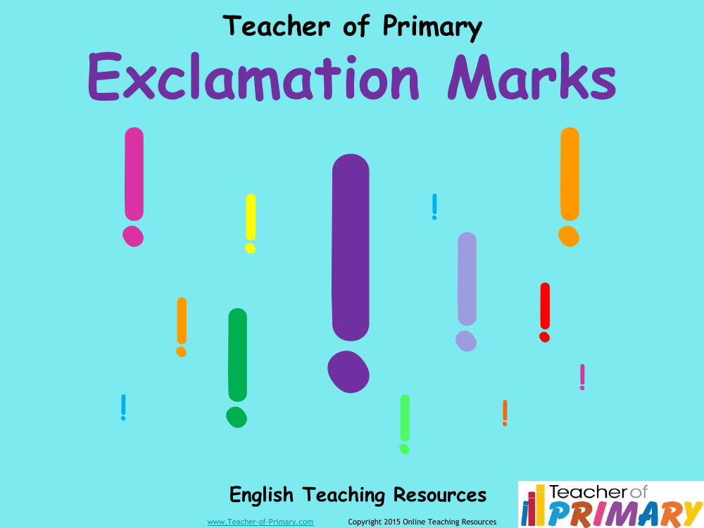 Exclamation Marks KS1 - PowerPoint