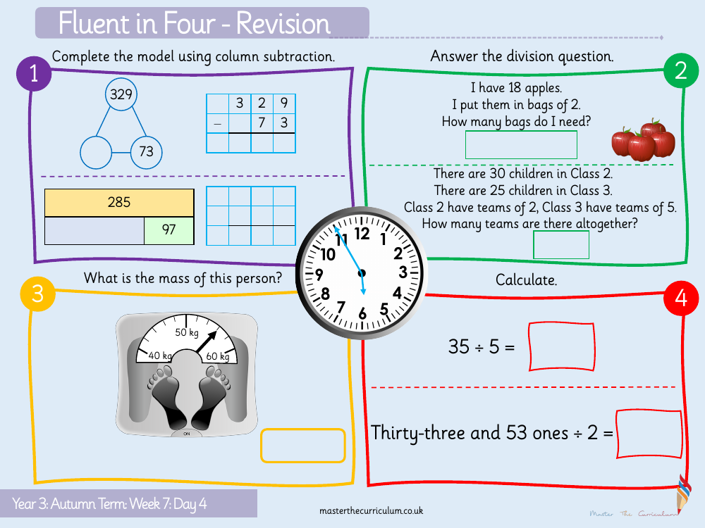 Addition and subtraction - Add two three-digit numbers not crossing 10 or 100 - Starter