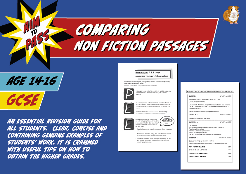 Comparing Non Fiction Passages (Improve Your Grades At GCSE) (14-16 years) - Teacher Notes