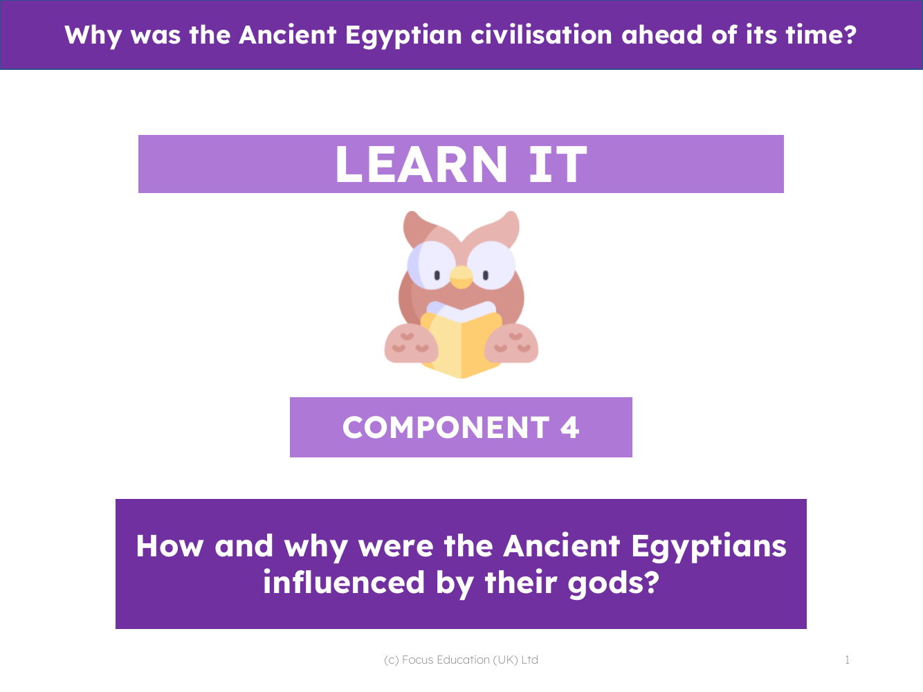How and why were the Ancient Egyptians influenced by their gods? - Presentation