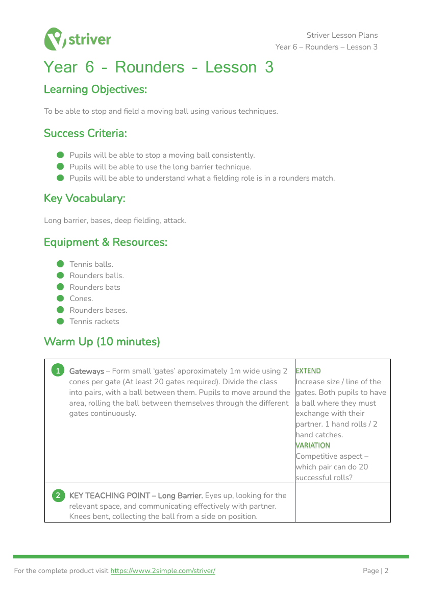 Rounders - Lesson 3