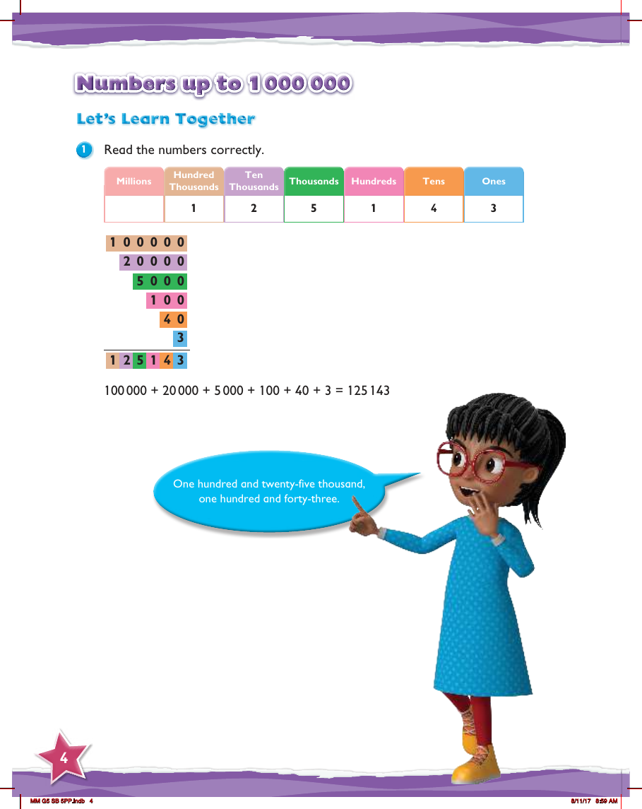 Max Maths, Year 5, Learn together, Numbers up to 1000000 (1)